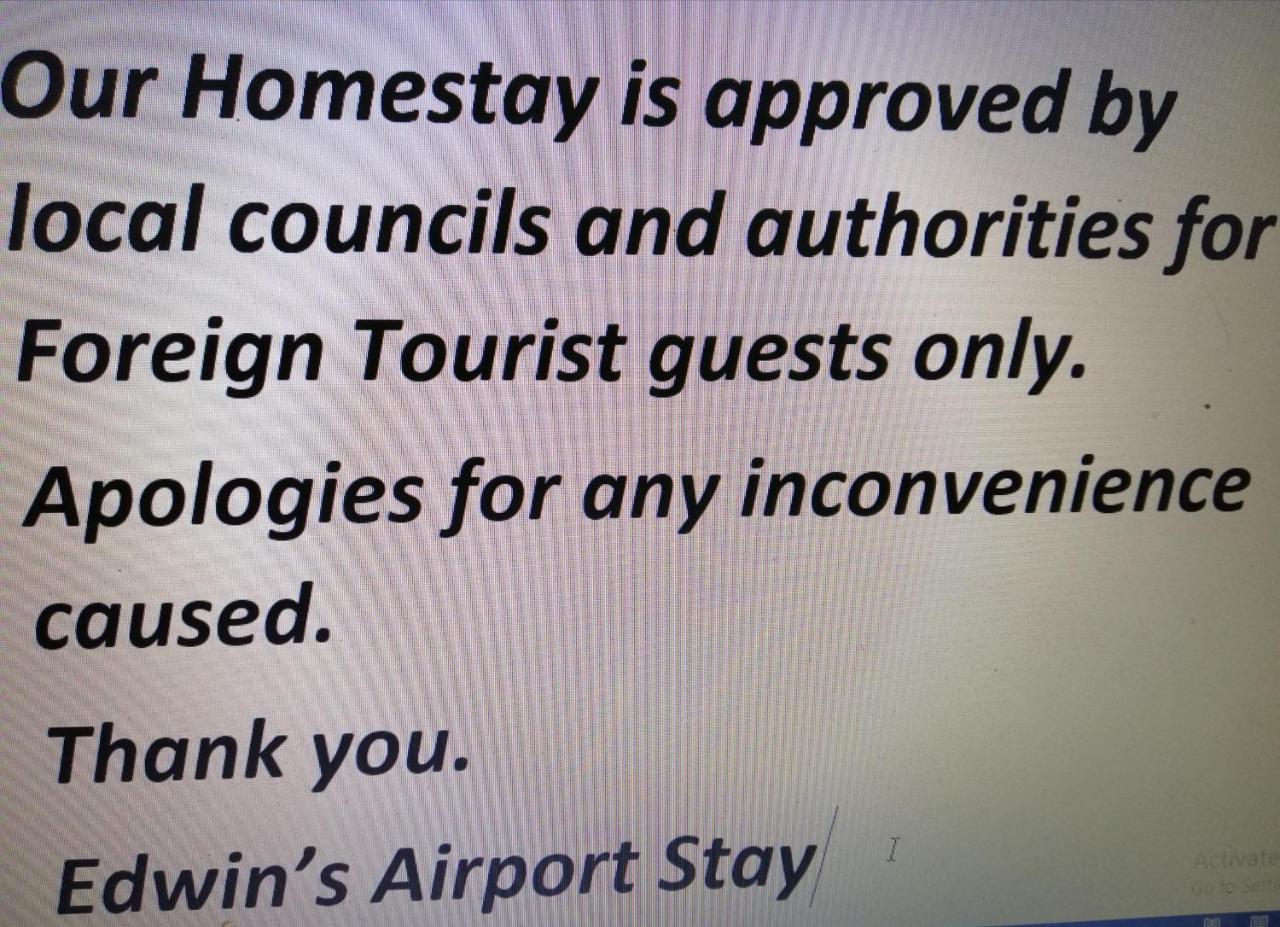 Edwin'S Airport Stay Dalupotha Dış mekan fotoğraf